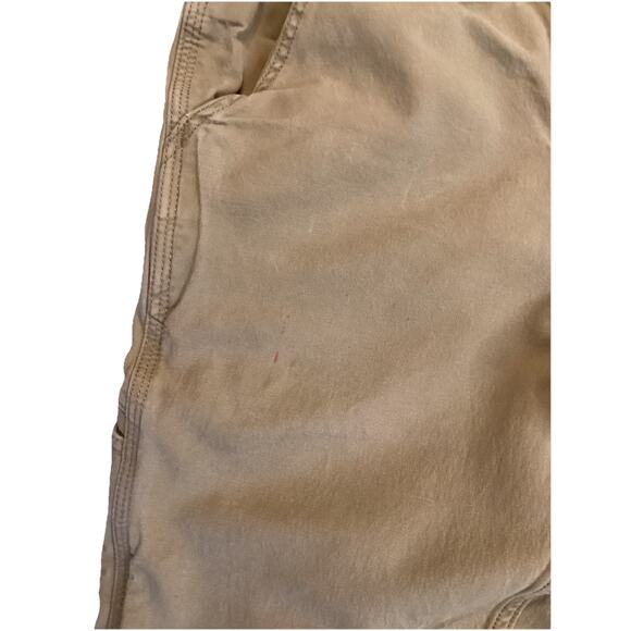 Carhartt Relaxed Fit Work Pants youth 33x30 Beige Cotton Blend 102291-253 - Picture 11 of 14